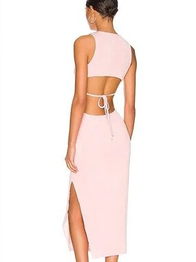 Revolve super down Marissa midi baby pink dress XS